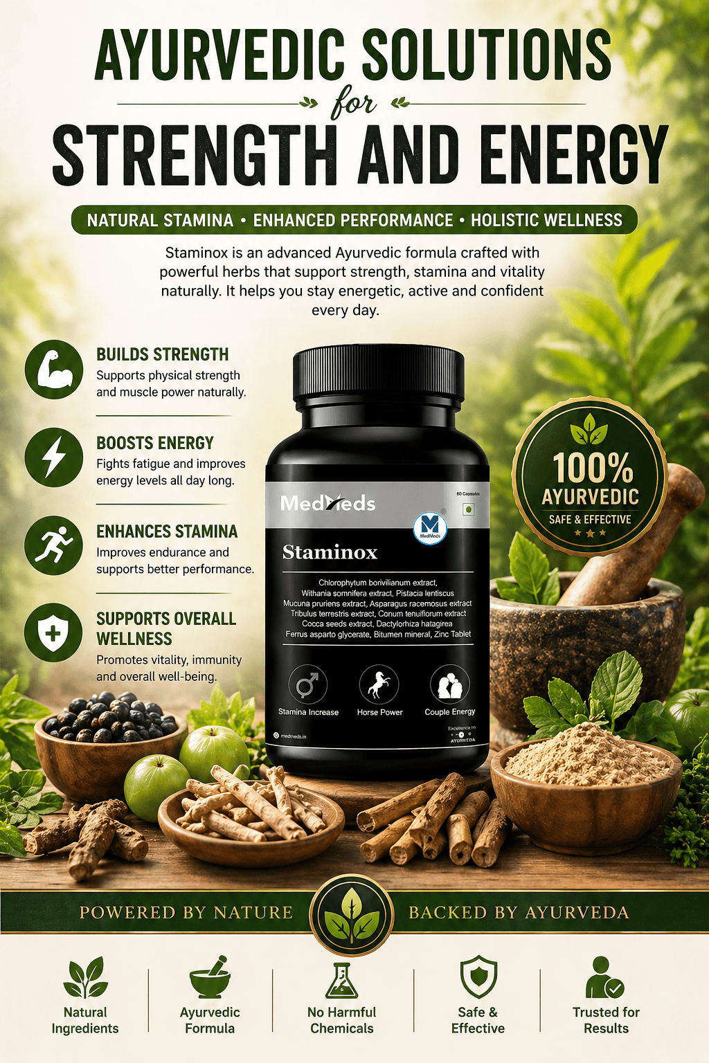 get Energy With Ayurvedic Solution
